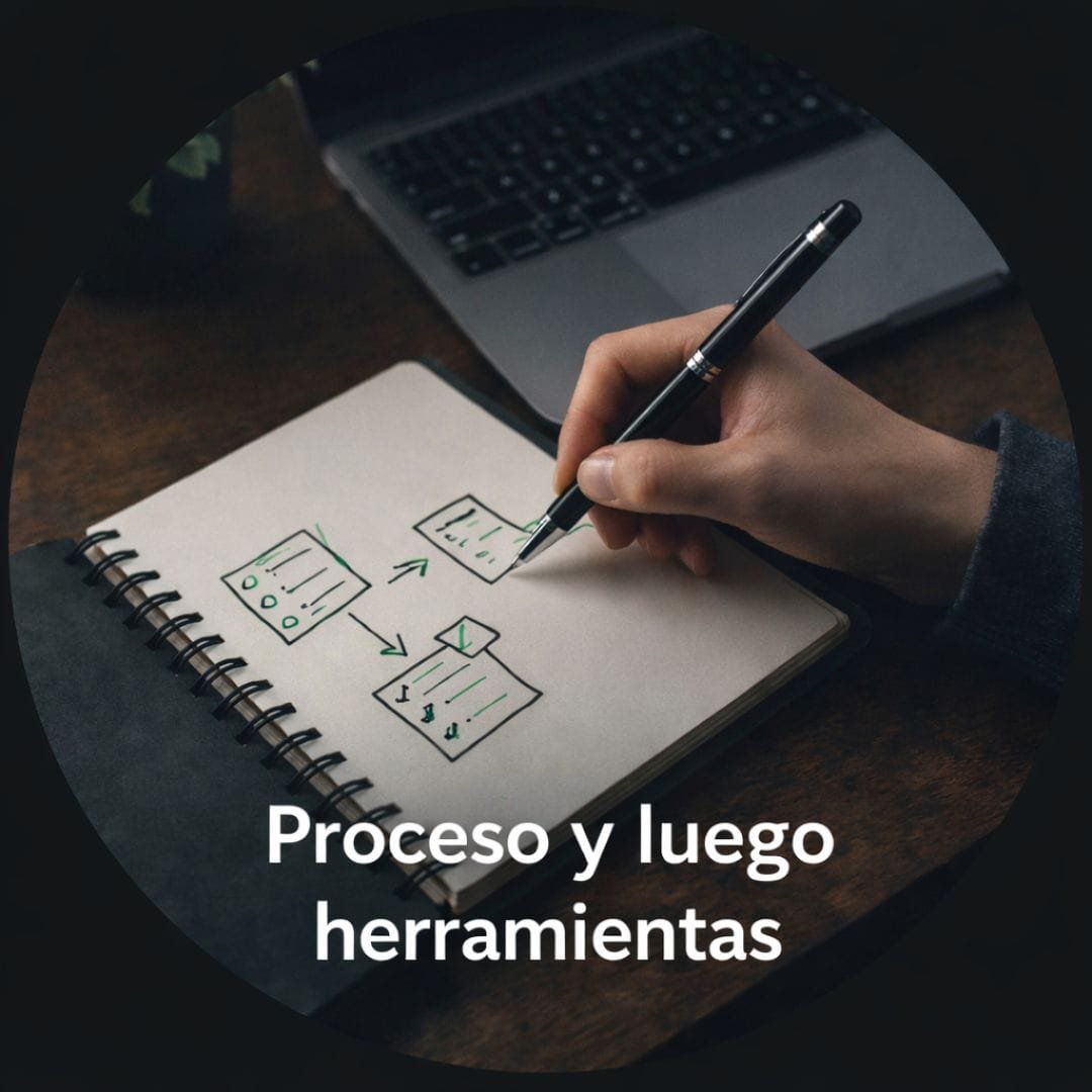 Proceso y luego herramientas